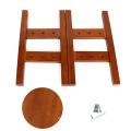 Wholesale indoor outdoor mid century wooden plant holder adjustable plant stand tall plant pot stand